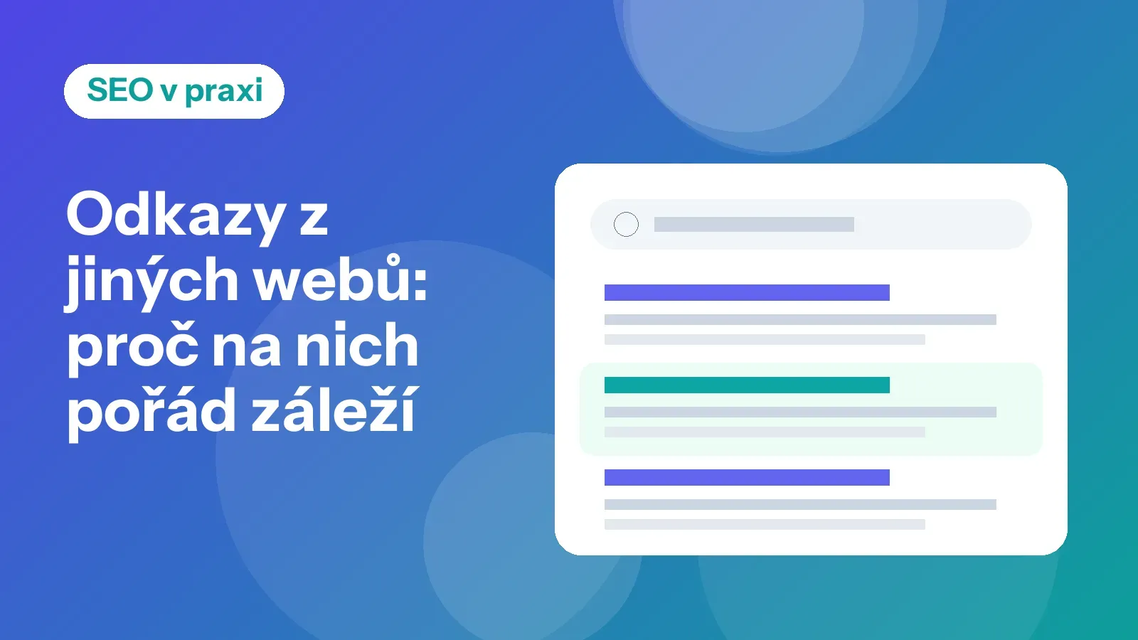 Ilustrace: weby propojené odkazy